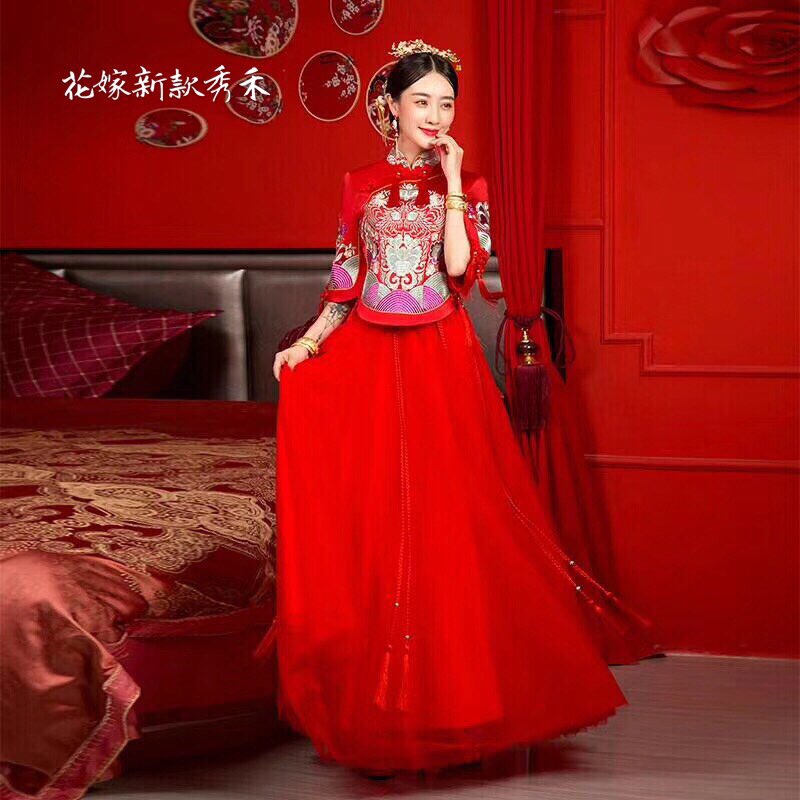 彩红婚纱(3)